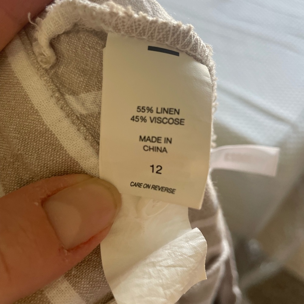 Happy X Nature Linen Blend Serene Midi Button Front Skirt - Picture 8 of 8